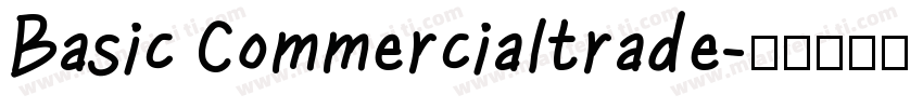 Basic Commercialtrade字体转换